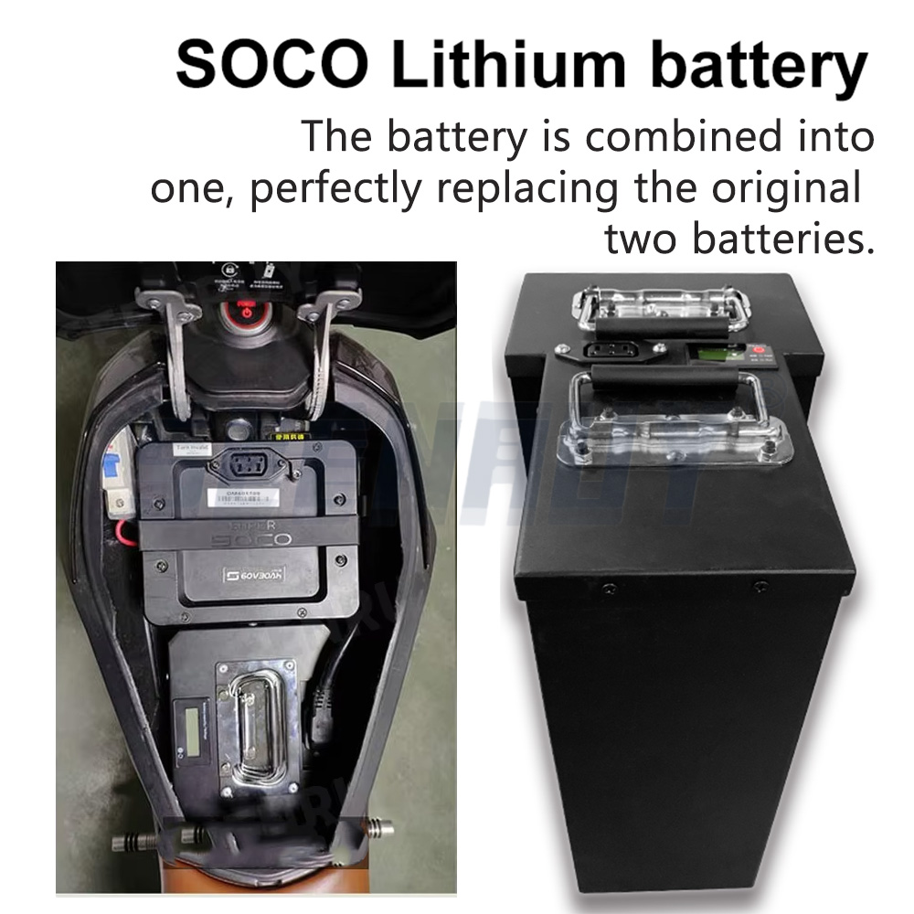 Super Soco TC TS Big Battery 6 - đánh giá và giá 72V 30Ah Lifepo4 Battery Pack