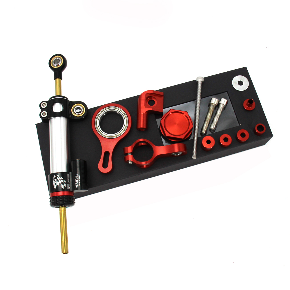 CNC Aluminum Adjustable Motorc - đánh giá và giá Steering Damper Stabilizer Kit Cnc