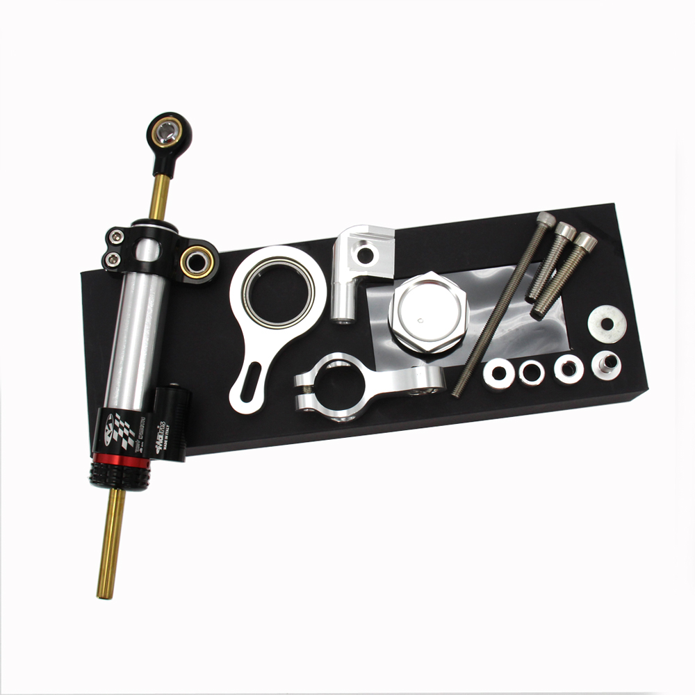 CNC Aluminum Adjustable Motorc - đánh giá và giá Steering Damper Stabilizer Kit Cnc