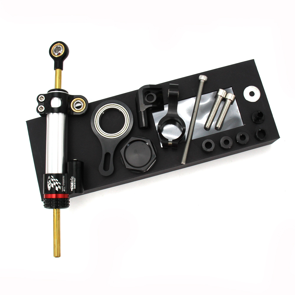 CNC Aluminum Adjustable Motorc - đánh giá và giá Steering Damper Stabilizer Kit Cnc