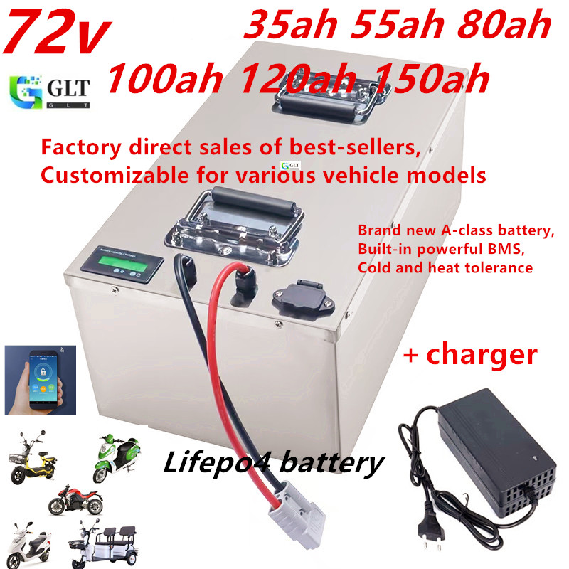72V 35AH 55AH 80AH 100AH 150Ah - đánh giá và giá 72V 30Ah Lifepo4 Battery Pack