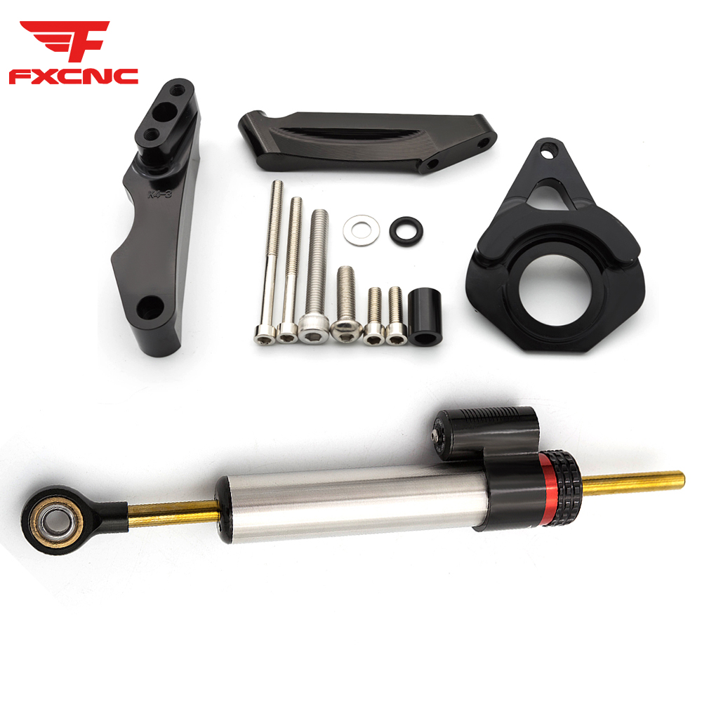 CNC Aluminum Motorcycle Steeri - đánh giá và giá Steering Damper Stabilizer Kit Cnc