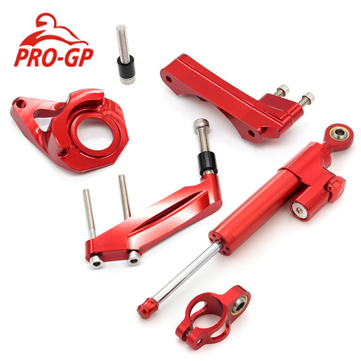 CNC Aluminum Motorcycle Steeri - đánh giá và giá Steering Damper Stabilizer Kit Cnc