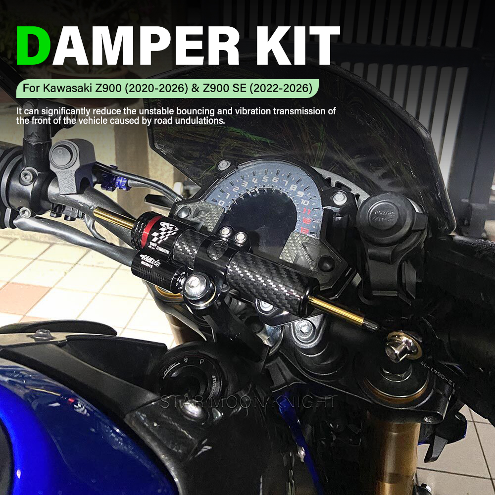 New Motorcycle CNC Steering Da - đánh giá và giá Steering Damper Stabilizer Kit Cnc