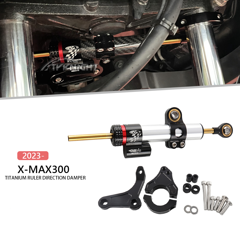 For Yamaha XMAX 300 X-MAX300 X - đánh giá và giá Steering Damper Stabilizer Kit Cnc