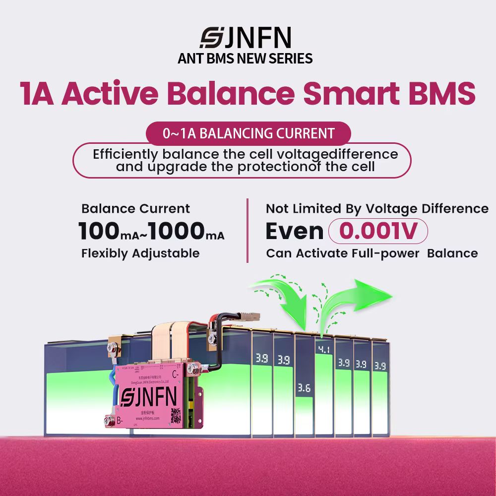 ANT BMS 1A Active Balance Lith - đánh giá và giá Smart Bms 20S 72V 150A Bluetooth